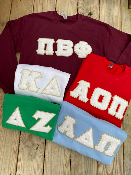 Sorority Chenille Fall Sweatshirt