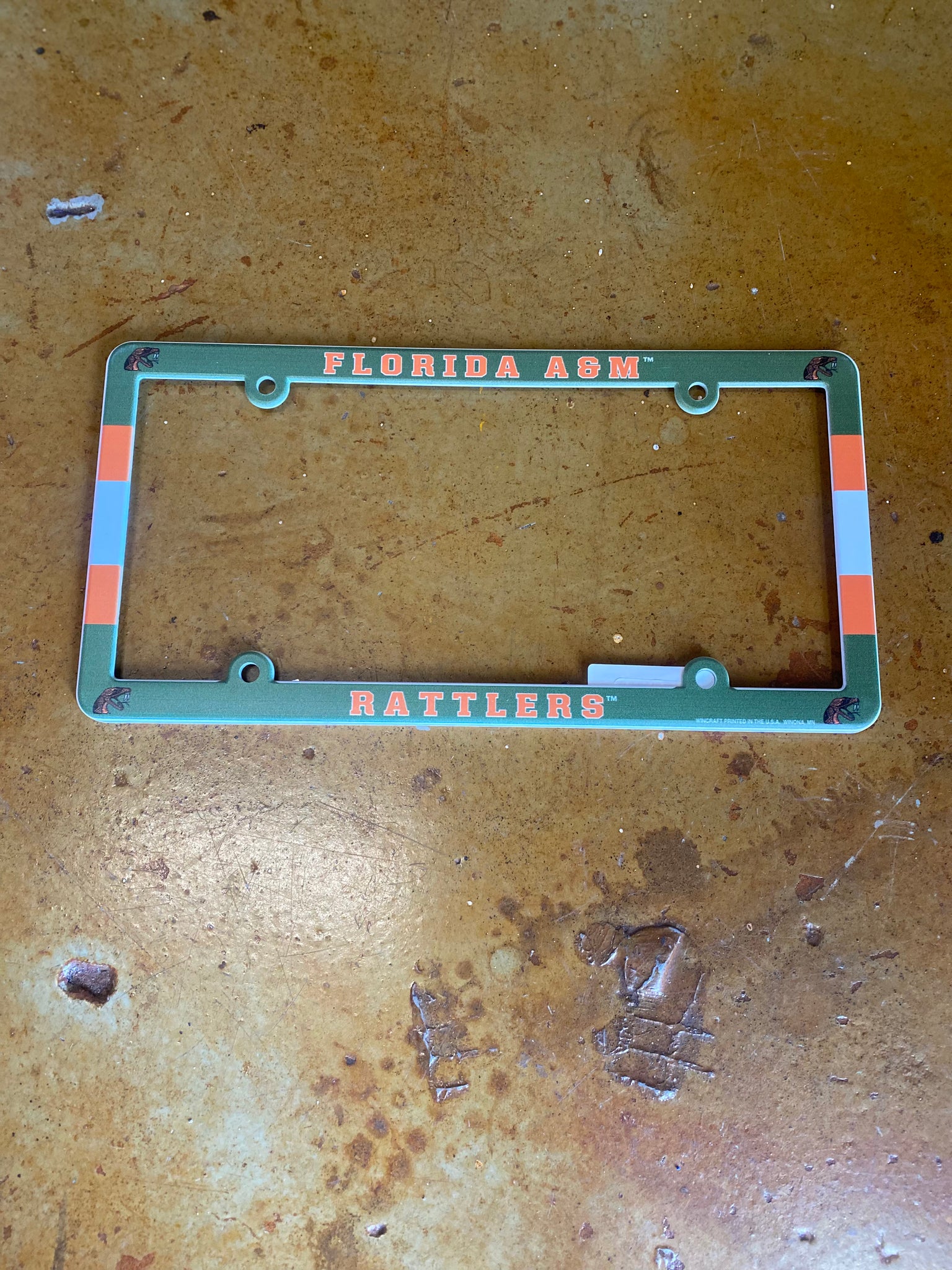 FAMU - Car Tag Frame Plastic