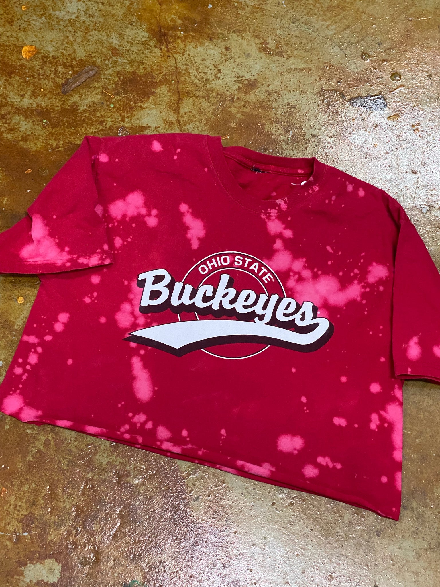 CG Vintage - Vintage Ohio State Cropped Tee