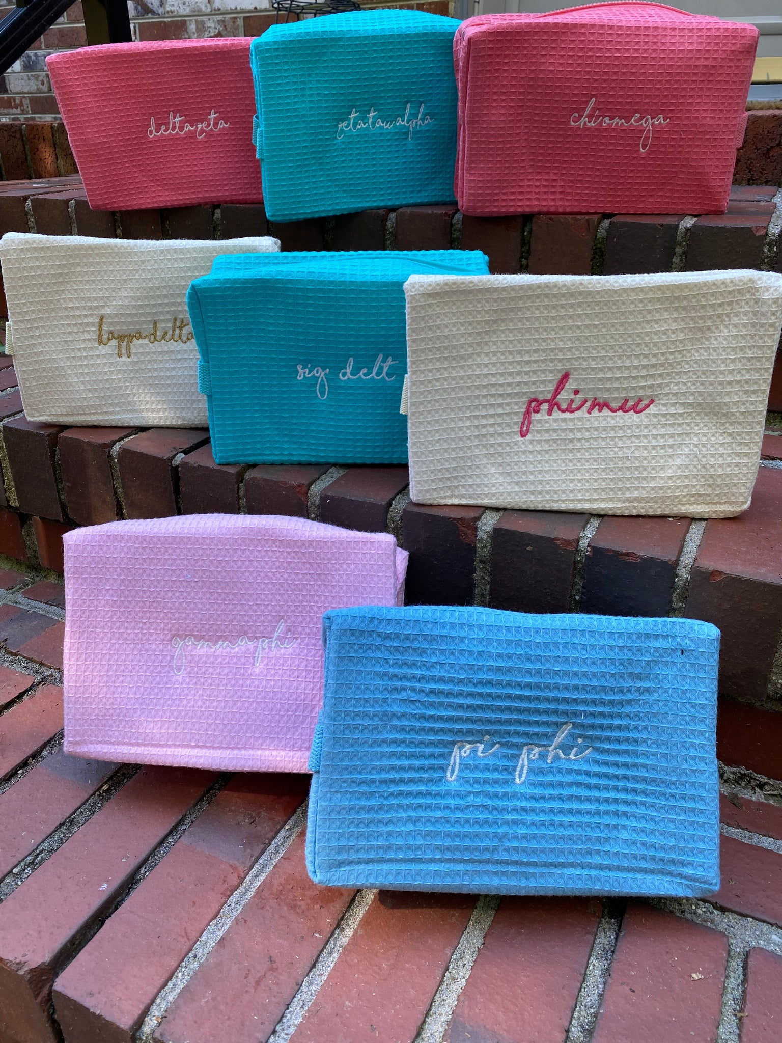 Sorority Waffle Cosmetic Bag