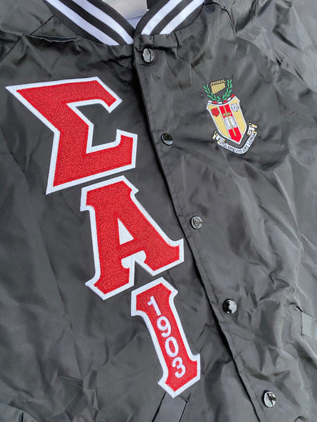 SAI & FMA Satin Bomber Jacket