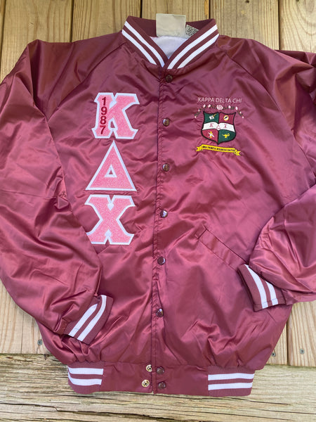 Kappa Delta Chi Satin Bomber Jacket