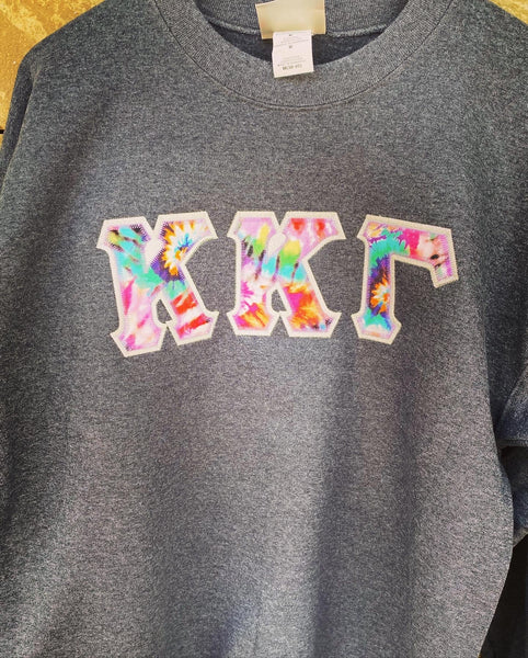 Riley Retro Sorority Stitch Sweatshirt