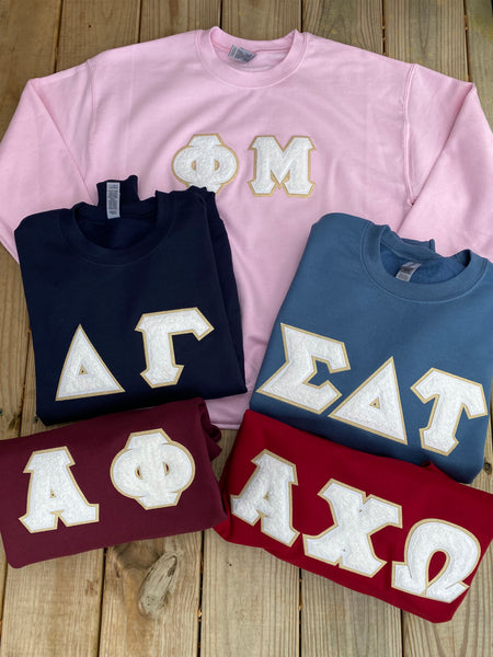 Sorority Chenille Fall Sweatshirt