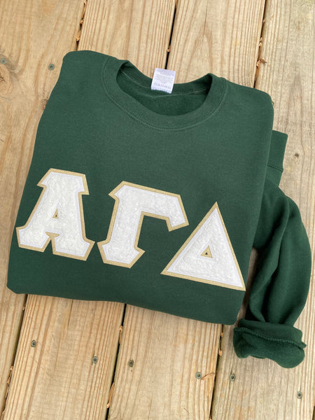 Sorority Chenille Fall Sweatshirt