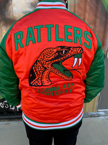 FAMU - Satin Baseball Jacket (Unisex Fit)