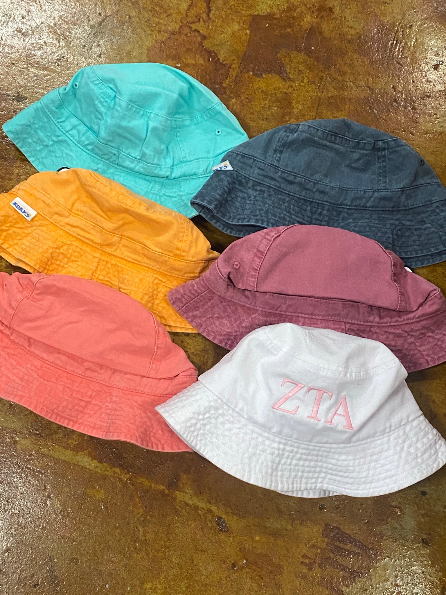 Sorority Embroidered Bucket Hat