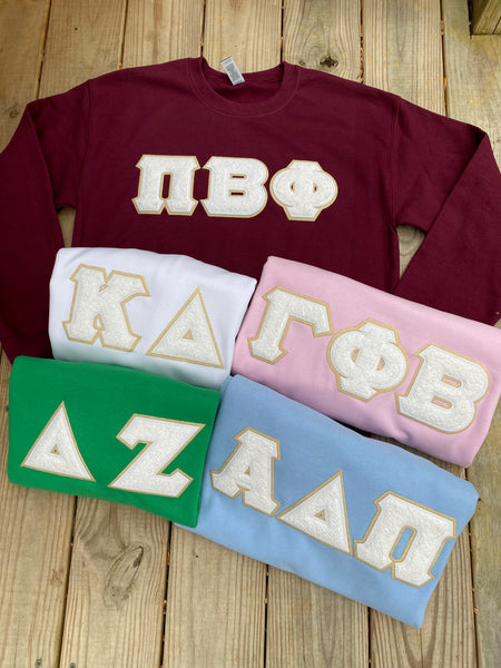 Sorority Chenille Fall Sweatshirt