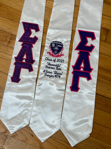 Sigma Lambda Gamma - Graduation Stole