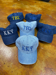 KKPsi & TBS Denim Caps