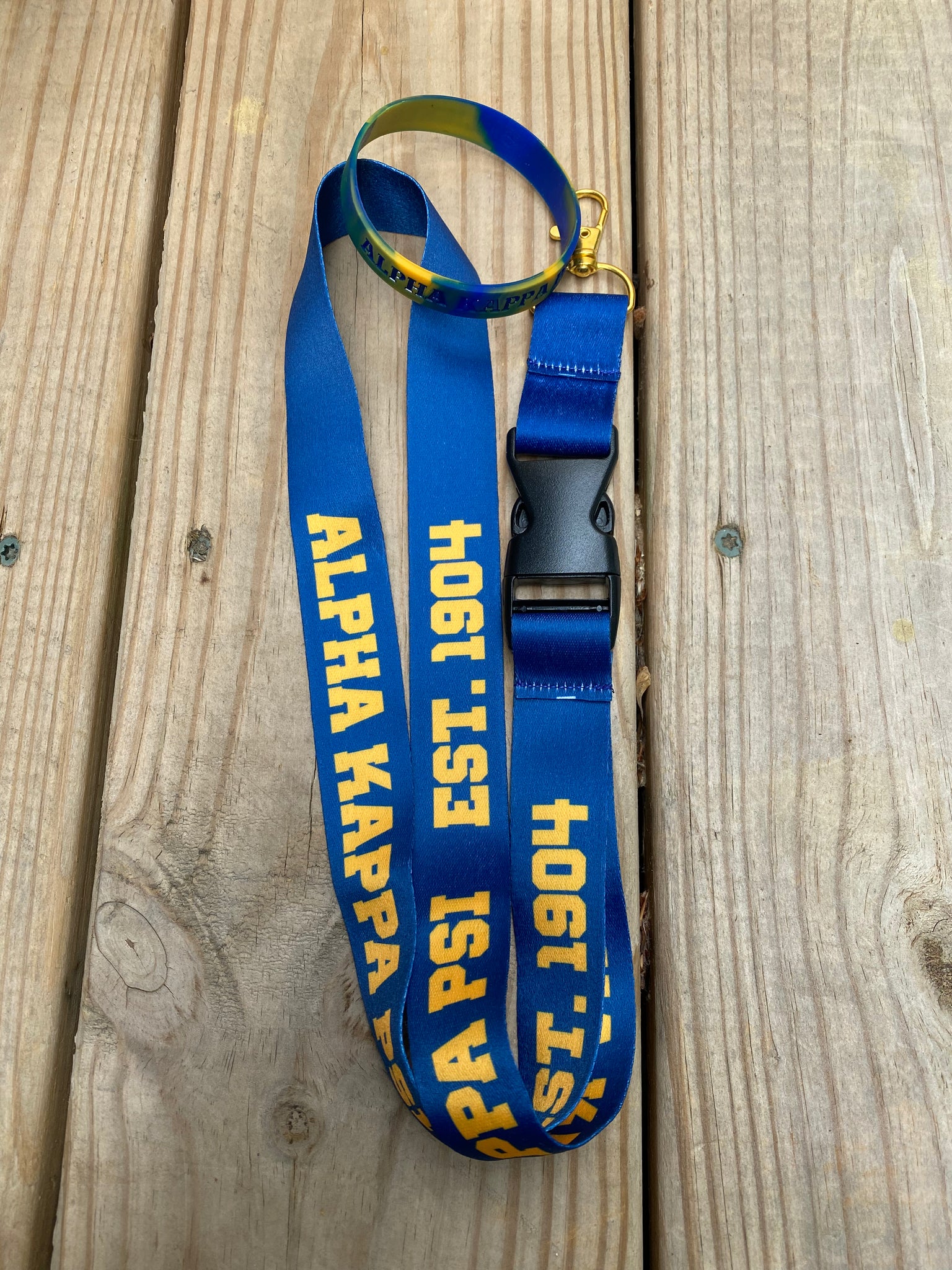 AKPsi - Wristband/Lanyard Combo