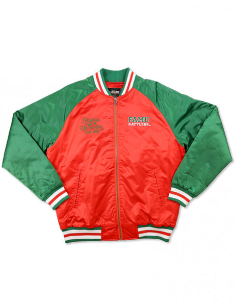 FAMU - Satin Baseball Jacket (Unisex Fit)