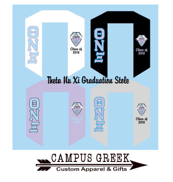 Theta Nu Xi - Graduation Stole