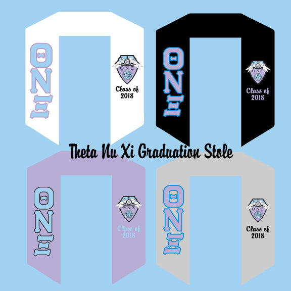 Theta Nu Xi - Graduation Stole